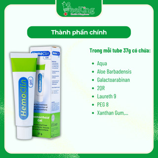 Kem bôi trĩ HEMOCLIN giúp giảm các khó chịu vùng hậu môn - Tube 37g