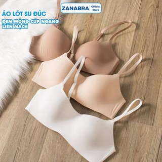 Combo 3 Áo Ngực Không Gọng Đúc Su Mặc Áo Dài Không Lộ Viền, Áo Lót Nữ Mút Mỏng Viền Ép ZANABRA A141