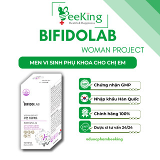 Bột men vi sinh BIFIDOLAB chứa 15 tỉ lợi khuẩn chuyên biệt cho chị em - Gói 1g