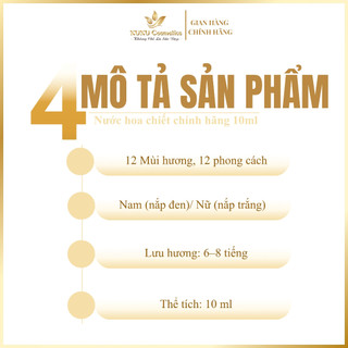 Nước hoa Wleza 10ml - BST 12 Mùi hương cá tính