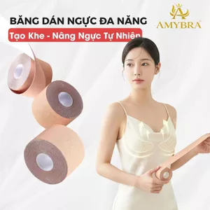 Băng Keo Dán Ngực Đa Năng Gom Quả Tạo Khe, Miếng Dán Ngực Tiện Lợi Cho Mọi Trang Phục AMYBRA B05