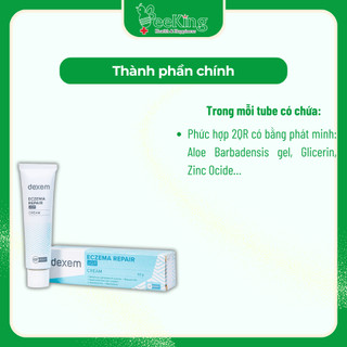 [FREE SHIP] Dexem Repair Cream - Giảm kích ứng da, chàm - Ezecma - Viêm da cơ địa - Nhập khẩu Hà Lan