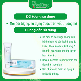 [FREE SHIP] Dexem Repair Cream - Giảm kích ứng da, chàm - Ezecma - Viêm da cơ địa - Nhập khẩu Hà Lan