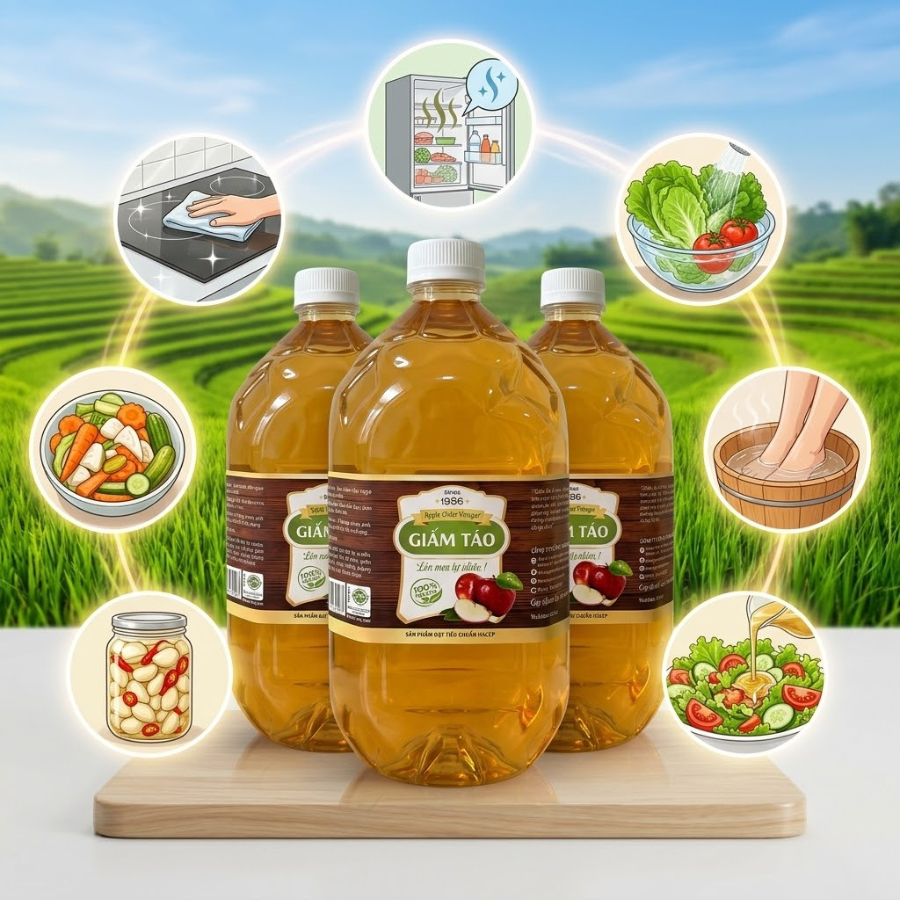Giấm Táo Nguyễn Gia can 2L NGG0053
