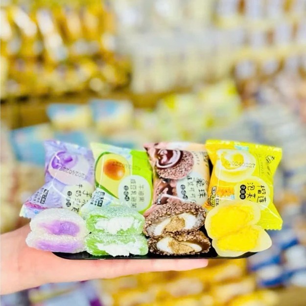 [500G - 1KG] Bánh Mochi Kem Lạnh Mix Vị Nội Địa - Vỏ Dẻo Mướt, Nhân Kem Siêu Cuốn