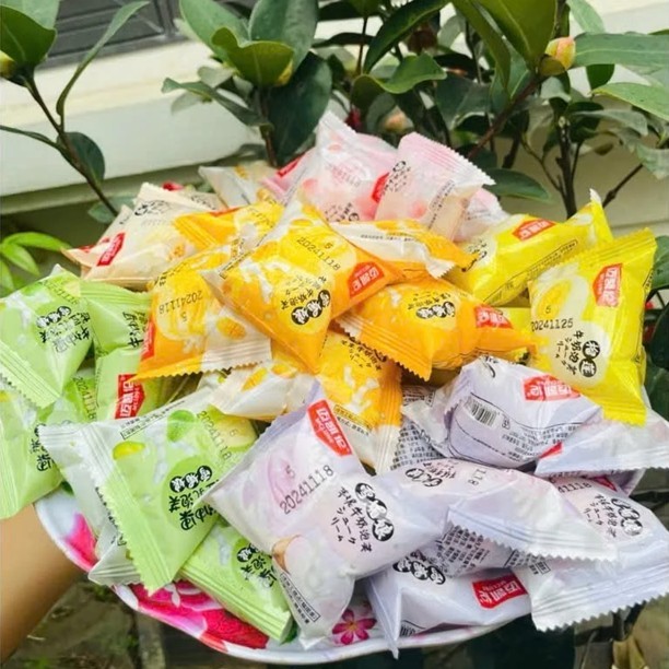 [500G - 1KG] Bánh Mochi Kem Lạnh Mix Vị Nội Địa - Vỏ Dẻo Mướt, Nhân Kem Siêu Cuốn