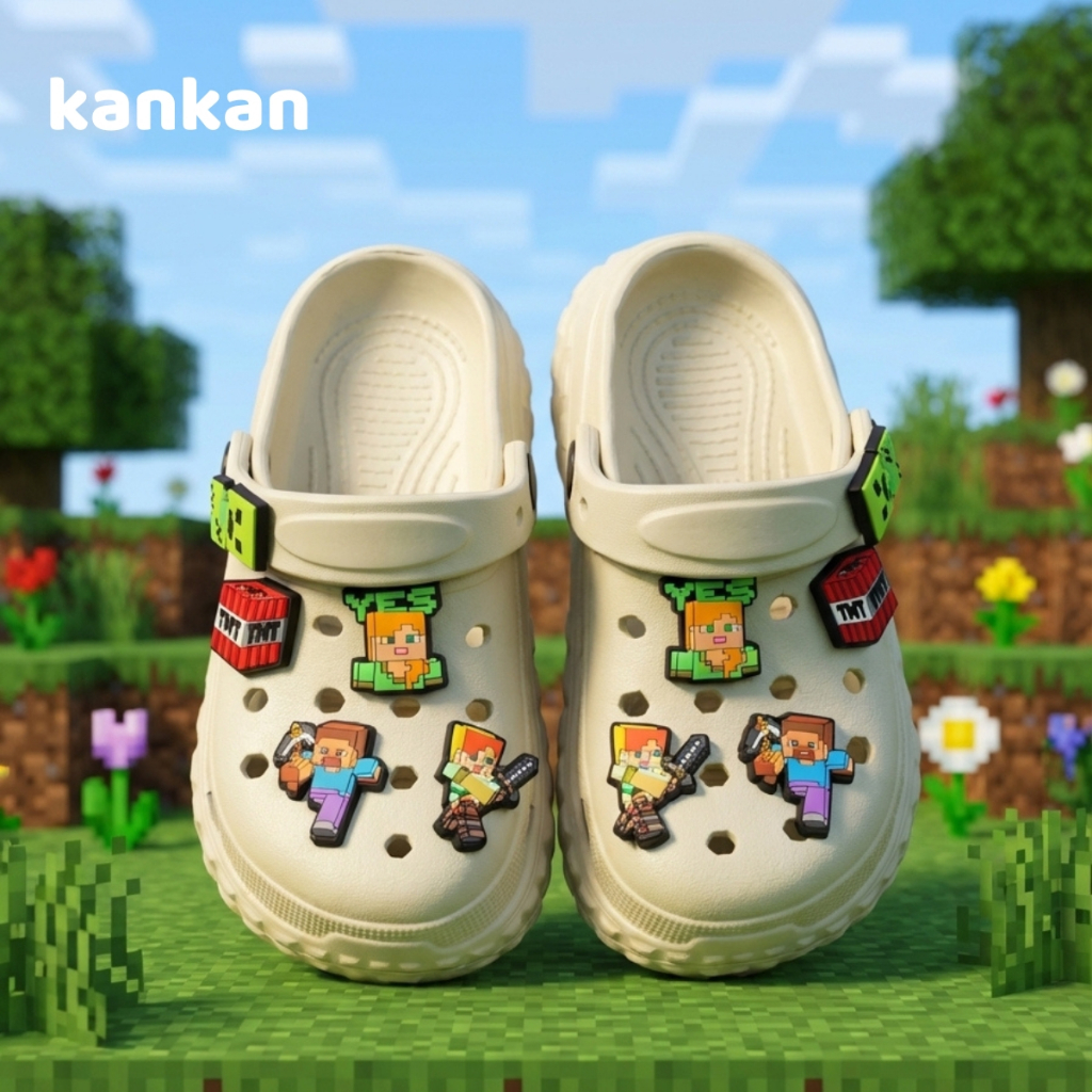 Sục Bé Trai KanKanStore Dép Sục Cho Bé Trẻ Em Nhẹ Êm Chống Trơn Trượt KA09