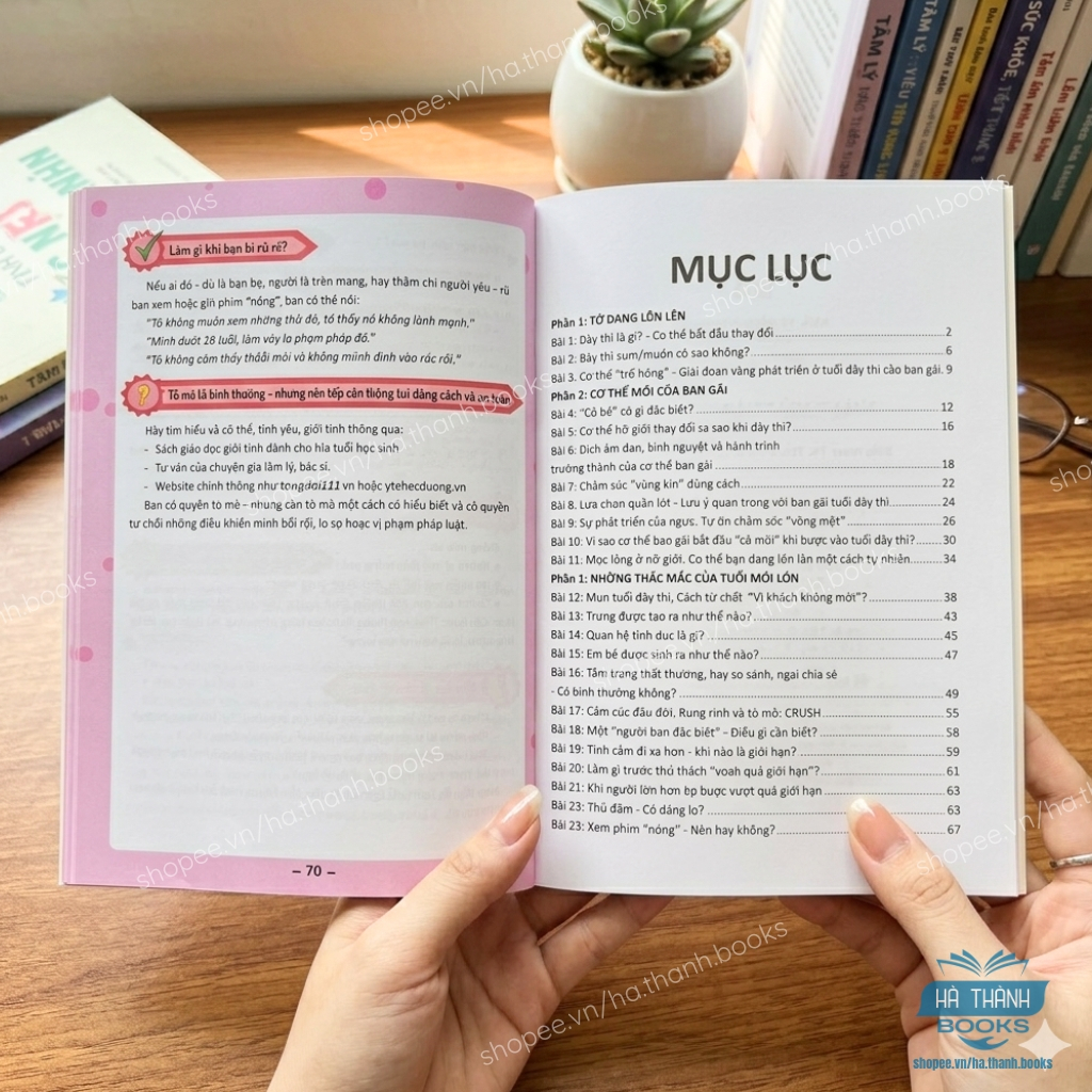 Bộ 2 Sách Nhật Ký Tuổi Dậy Thì Bạn Trai Bạn Gái Giáo Dục Giới Tính Kỹ Năng Sống Tuổi Teen