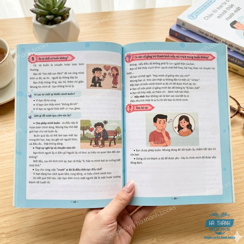 Bộ 2 Sách Nhật Ký Tuổi Dậy Thì Bạn Trai Bạn Gái Giáo Dục Giới Tính Kỹ Năng Sống Tuổi Teen