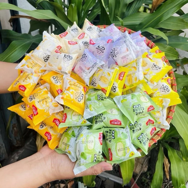 [1KG] Bánh Mochi Nhân Kem Trái Cây Cao Cấp, Bánh Mochi Dẻo Mịn, Hàng Mới Thơm Ngon