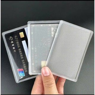 Vỏ bọc căn cước công dân, thẻ ATM, thẻ nhân viên hạn chế chống xước trong suốt có nắp bảo vệ an toàn