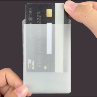 Vỏ bọc căn cước công dân, thẻ ATM, thẻ nhân viên hạn chế chống xước trong suốt có nắp bảo vệ an toàn