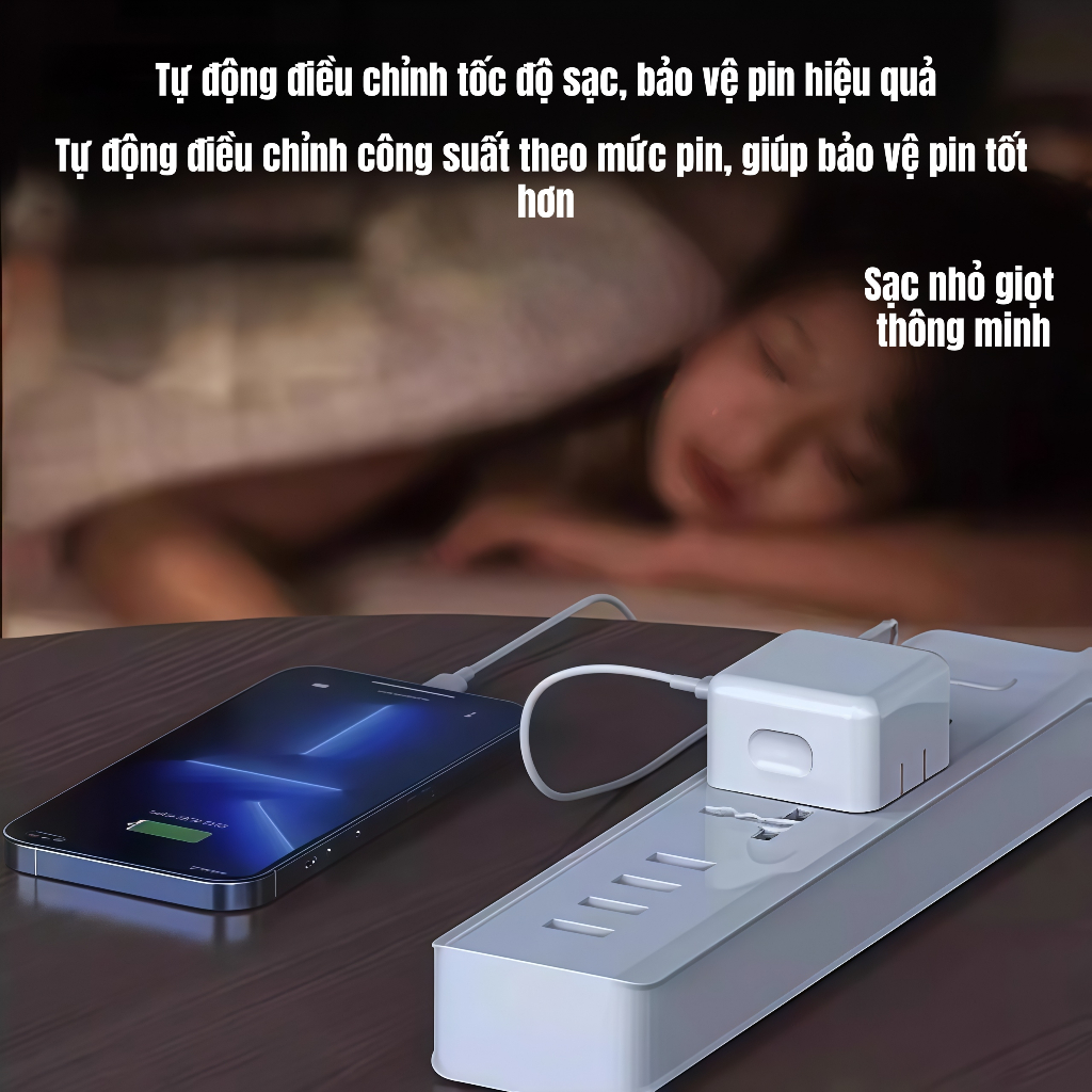 Bộ sạc nhanh PD 40W cho iPhone 17/16/15, cổng Type-C, sạc nhanh ổn định, an toàn khi sử dụng