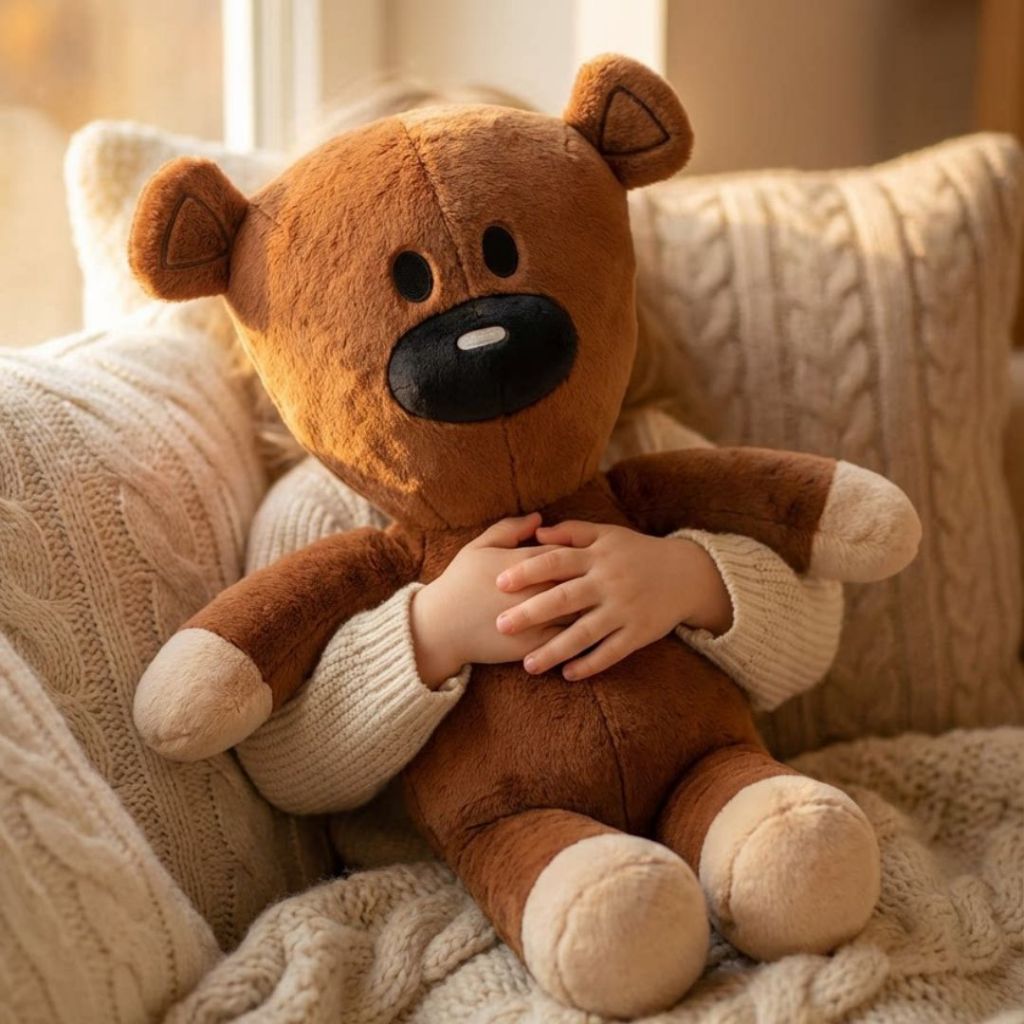 Gấu Bông Mr Bean Size Lớn, Gấu Ôm Teddy Mr Bean Mềm Mại Có Gác Chân Quà Tặng Cho Bạn Gái/Trai, Cho Bé