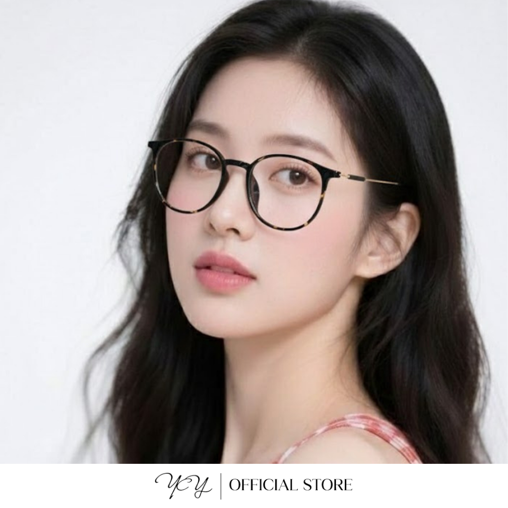 Mắt Kính TR Gọng Hình Tròn Đổi Màu Khi Ra Nắng, Đổi Màu Khi Tiếp Xúc Với Tia UV, Chống Tia UV bảo vệ mắt khi ra nắng