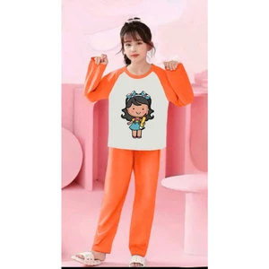 🌸 BỘ ĐỒ BÉ GÁI DÀI TAY – HÌNH CỰC ĐÁNG YÊU 🐱💕 DS674