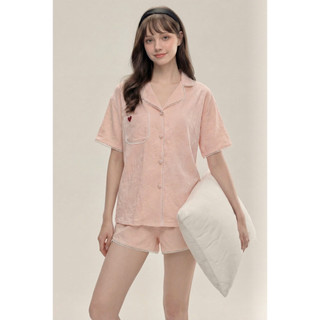 𝗛𝗮̀𝗻𝗴 𝗰𝗵𝗶́𝗻𝗵 𝗵𝗮̃𝗻𝗴 Set bộ đồ ngủ nữ mặc nhà Sammie cotton đũi dệt mềm O.N WORKSHOP