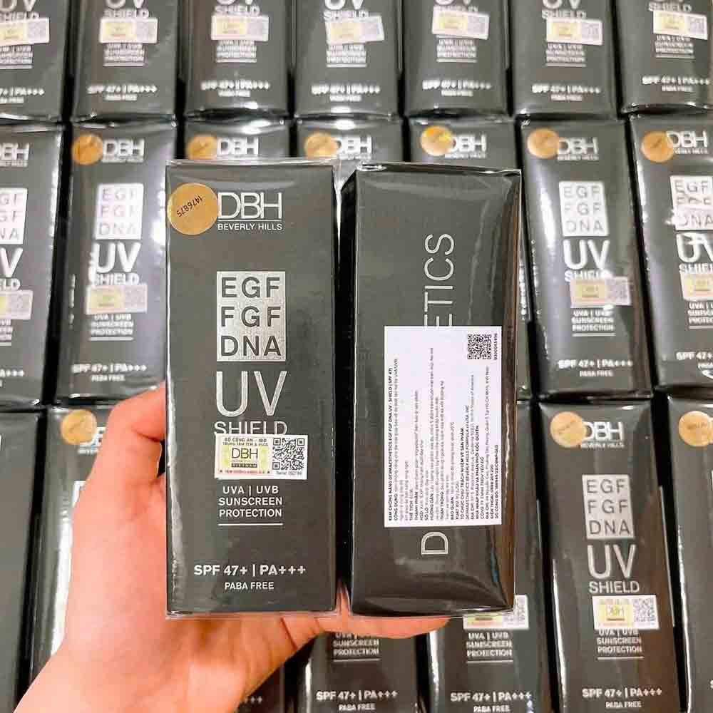 Kem Chống Nắng DBH EGF UV Shield SPF47+ PA+++ Mẫu Mới