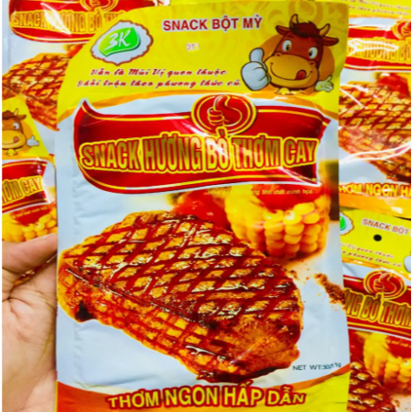 Snack Hương Bò Thơm Cay, Snack Thiên Long Thơm Cay Ngon Hấp Dẫn