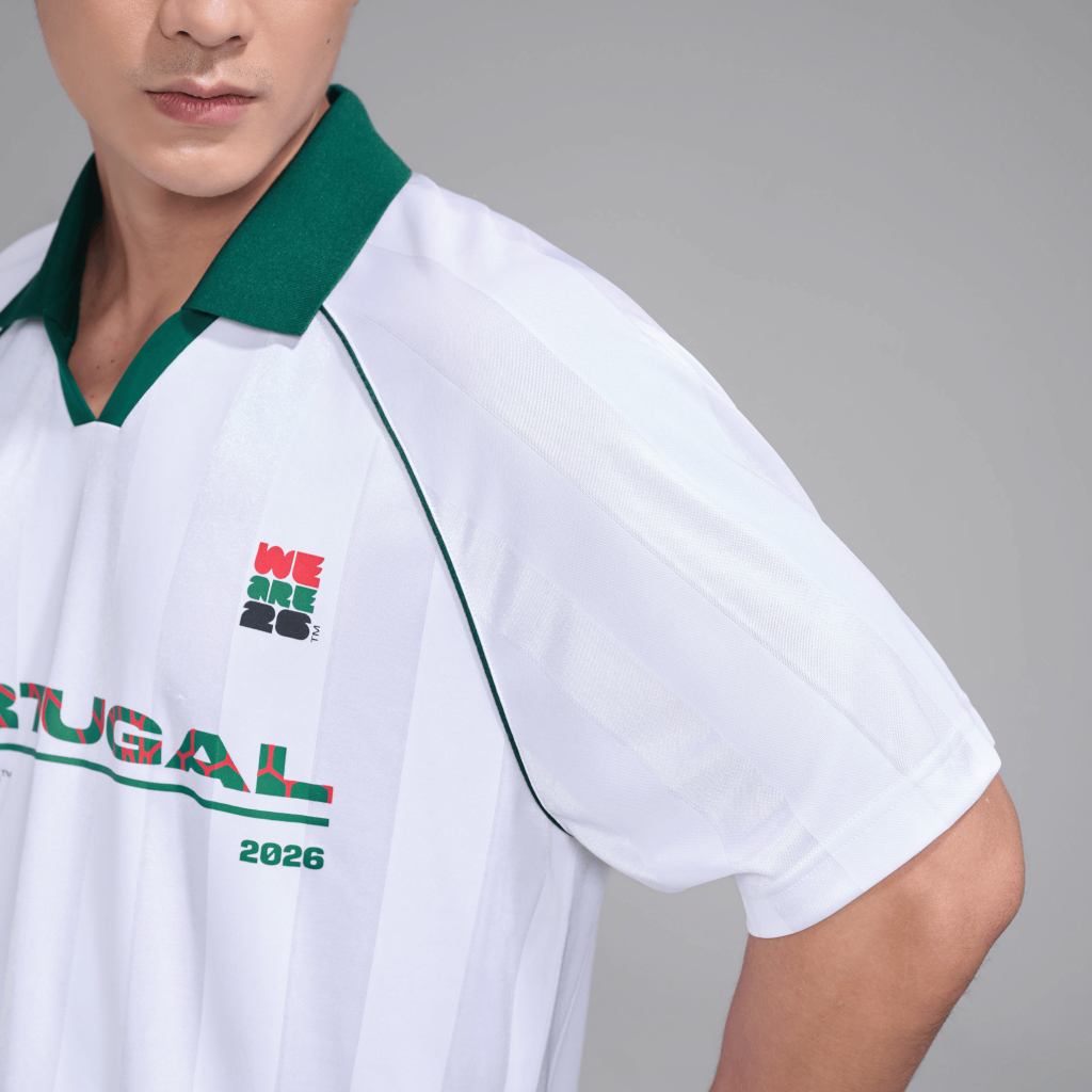 [HÀNG ĐẶT TRƯỚC]Áo Polo nam nữ thể thao World Cup Portugal Edition 26, Áo cổ vũ đội tuyển Bồ Đào Nha thoáng mát