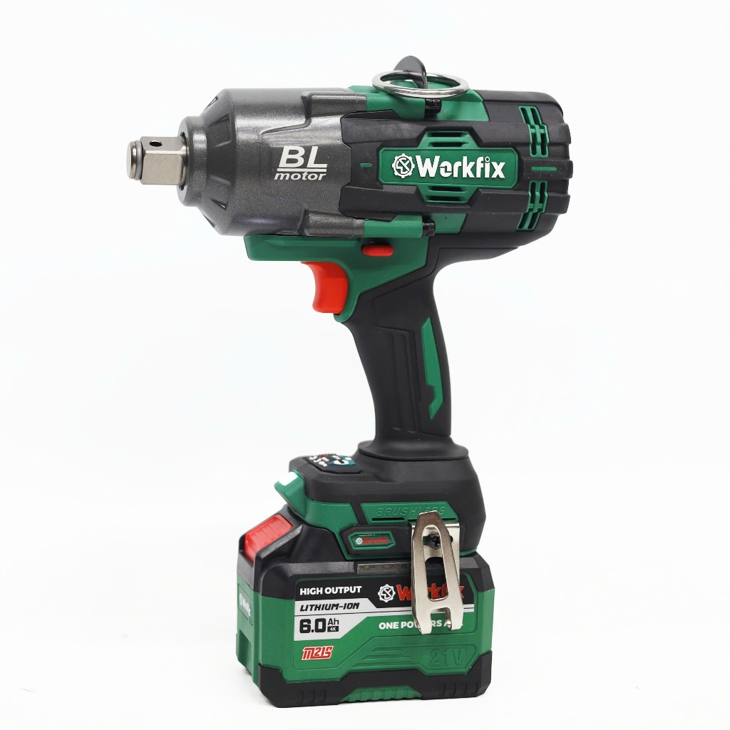 [KÈM PHỤ KIỆN] Máy Bắn Bulong 2100N  Workfix WF-IW2100PRO Khỏe Nhất, Chuyên Vặn Mở Vặn Ốc Xe Kéo, Xe Tải Tấn, Ô Tô,...