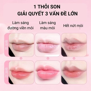 Son dưỡng môi đổi màu AI OU OU - Cấp ẩm giảm khô nứt môi, môi mềm mại quyến rủ, hồng hào tươi tắn