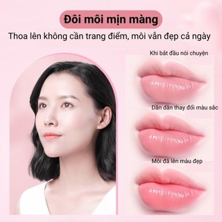 Son dưỡng môi đổi màu AI OU OU - Cấp ẩm giảm khô nứt môi, môi mềm mại quyến rủ, hồng hào tươi tắn