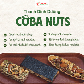 Mona Organic | Thanh hạt dinh dưỡng  CôBa Nuts 200g