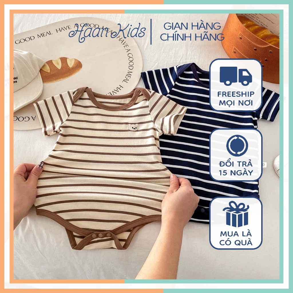 Bodysuit cho bé, body chip  HOME đáng yêu cho bé trai bé gái Haankids