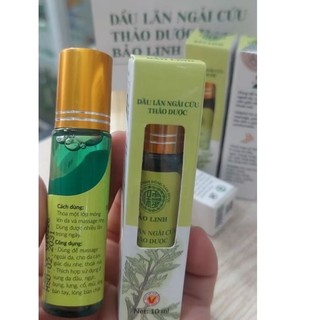 Combo 2 chai Dầu Lăn Ngải Cứu Thảo Dược Bảo Linh (chai 10ml) - Giảm Đau Đầu, Đau Vai Gáy, Cảm Lạnh.