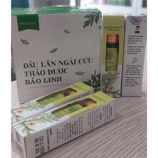 Combo 2 chai Dầu Lăn Ngải Cứu Thảo Dược Bảo Linh (chai 10ml) - Giảm Đau Đầu, Đau Vai Gáy, Cảm Lạnh.