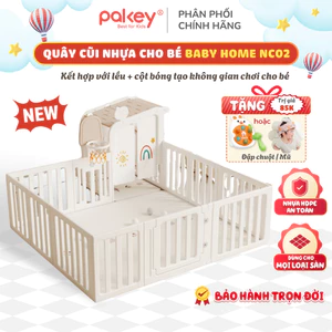 Quây Cũi Nhựa Cho Bé Mẫu Mới Baby Home, Quây Kết Hợp Lều, Cột Bóng Rổ Tạo Không Gian Vui Chơi Cho Bé