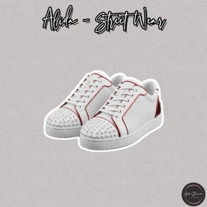 ⚡️[Hight Quality] Giày Sneaker Nam Nữ 1B Full Box White And Red - Điểm Nhấn Màu Sắc Cao Cấp Loại 1