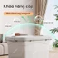 SUNNY Hộp Đựng Đồ Đung Tích Lớn Có Bánh Xe Thùng Đựng Đồ Gia Đụng Đa Năng Hộp Lưu Trữ Nhựa