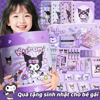 Combo Full Set Quà Tặng Văn Phòng Phẩm Kuromi Siêu Cute – Đồ Dùng Học Tập Cho Học Sinh