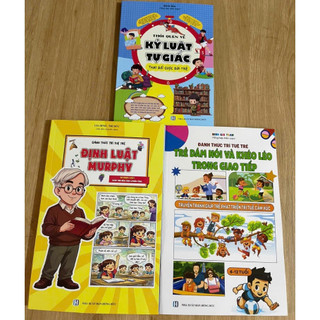 Combo sách 3 cuốn - Định luật Murphy, Kỷ luật tự giác, Trẻ dám nói