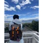 ⚡️[Hight Quality] Balo Nam Nữ \/ Chr1op Brown Backpack - Điểm Nhấn Hoa Nâu Phối Dây Vàng Cao Cấp Loại 1