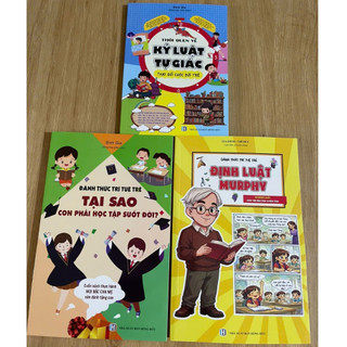 Combo sách 3 cuốn - Kỷ Luật Tự Giác, Định luật Murphy, Tại sao con phải học tập suốt đời