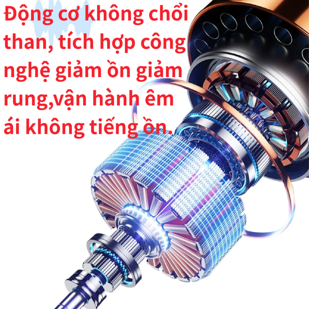 Quạt Cầm Tay Mini T10 Tuabin | Kèm Chân Đế Điện Thoại | 3 Cấp Gió | Động Cơ Không Chổi Than | Pin 2000mAh | Siêu Nhẹ Gọn
