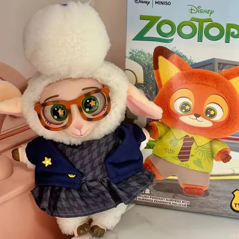 🎁Quà tặng tuyệt vời🎁(Có Sẵn) Blind Box Loại 1 MINISOx Disney Móc Khoá Zootopia, Hộp Mù Móc Khóa Tặng Bé