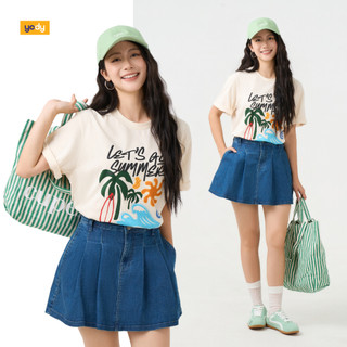 [DREAM TEAM] Áo thun nữ YODY in hình trẻ trung, có đồng phục gia đình, đội nhóm WCTS26S020