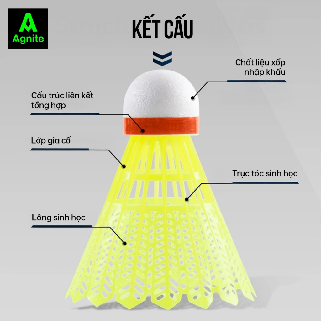 Hộp cầu lông nhựa nylon siêu bền – Độ bền cao, phù hợp mọi điều kiện thời tiết, luyện tập & phong trào