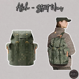 ⚡️[Hight Quality] Balo Nam Nữ \/ Chr1per Backpack 26FW - Điểm Nhấn Hoa Canvas Phối Màu Loang Cao Cấp