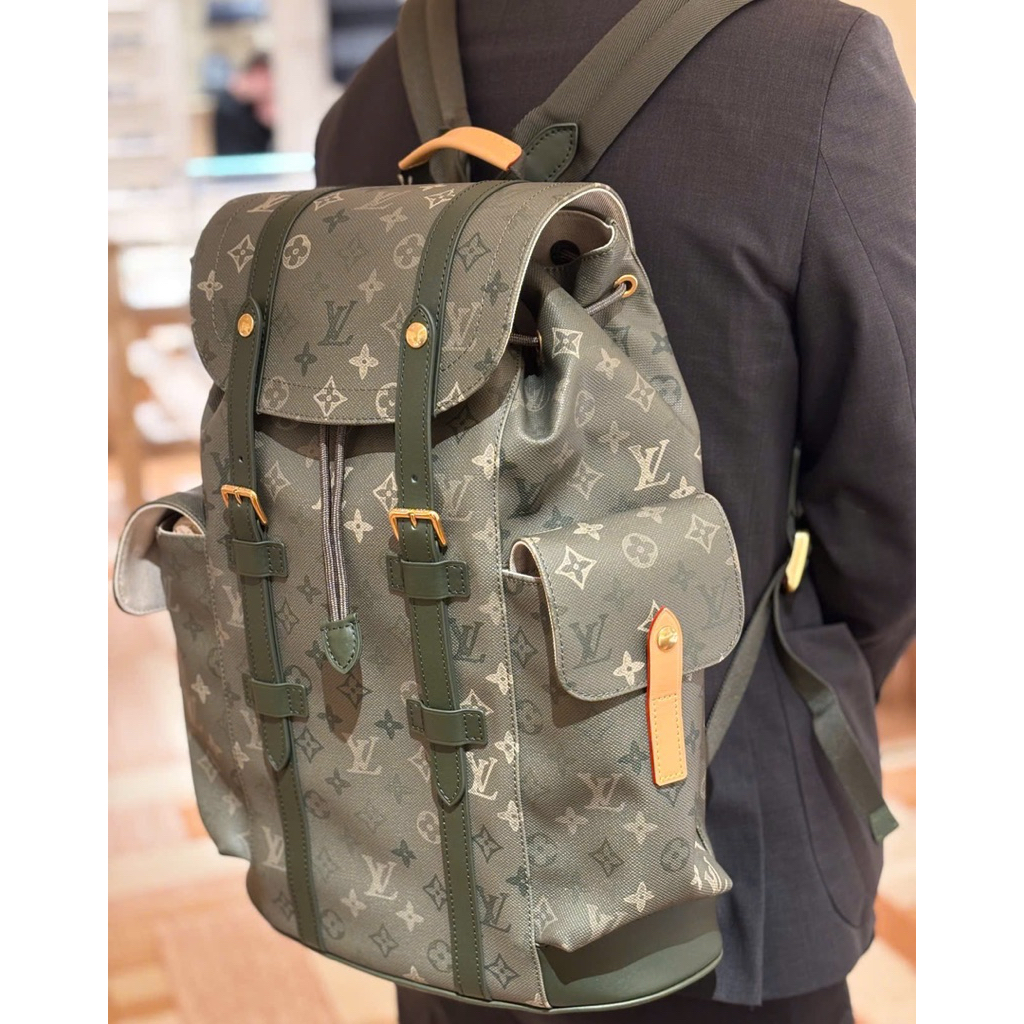 ⚡️[Hight Quality] Balo Nam Nữ \/ Chr1per Backpack 26FW - Điểm Nhấn Hoa Canvas Phối Màu Loang Cao Cấp