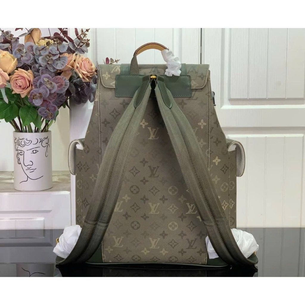 ⚡️[Hight Quality] Balo Nam Nữ \/ Chr1per Backpack 26FW - Điểm Nhấn Hoa Canvas Phối Màu Loang Cao Cấp