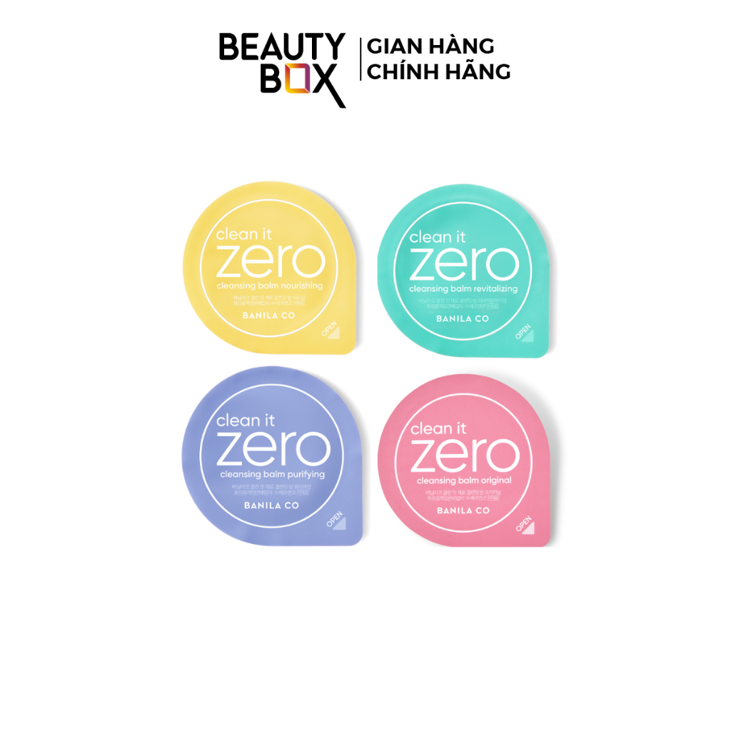 Bộ Sáp Tấy Trang Banila Co Cleansing Balm Trial Kit (3ML*4)