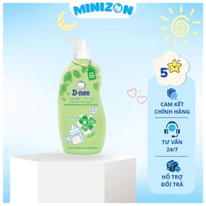 Nước Rửa Bình Sữa Dnee Organic Thái Lan 600ml Mẫu Mới
