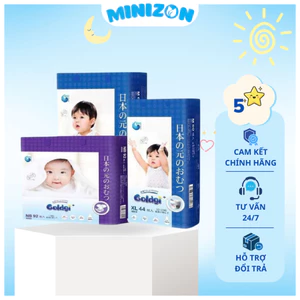 Bỉm dán/quần Goldgi Cao Cấp Nhật Mẫu Mới Premium Size Nb92/S84/M66/M60/L56/L48/XL46/XL44/XXL32