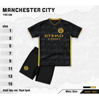Bộ Quần Áo Bóng.Đá Trẻ Em – CLB Manchester City