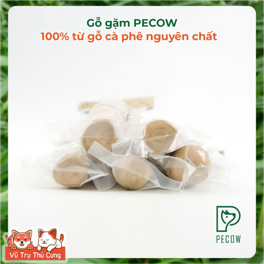 Đồ Chơi Cho Chó Thanh Gỗ Gặm Cà Phê Pecow